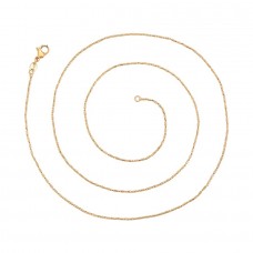 Apzeltīta , smalka ķēdīte 